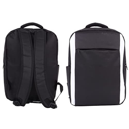 Ps5-Reisetasche Ps5-Tasche Schwarz-Weiß-Nylongewebe Spielkonsolen-Multifunktions-Aufbewahrungsrucksack Stoßfeste Tragetasche Tragbarer Reiserucksack für Ps5