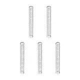 DTGN 0.5x5x40mm(DxADxL) Druckfeder - 5Pack - Gut für Maschinen - Federstahl Erweiterung Feder - Grau