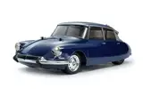 TAMIYA 58734 1:10 RC Citroen DS MB-01 - ferngesteuertes Auto, Fahrzeug, Modellbau, Zusammenbauen, Hobby, RC Bausatz, unlackiert, Blau