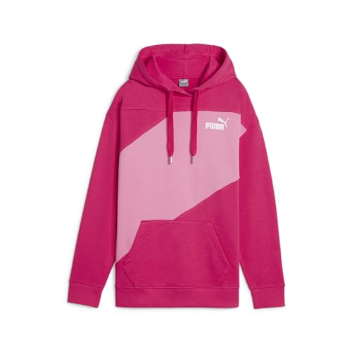 PUMA Damen Power Hoodie MGarnet Rose Pink