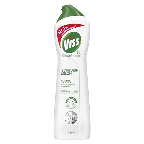 Viss Scheuermilch Original effektives Reinigungsmittel 100% kraftvoll gegen Fett und Schmutz mit 100% natürlichen Reinigungspartikeln 500 ml