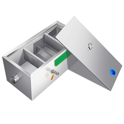 Kommerzielle Fettabscheider, Fettabscheider, Fettabscheider for Küchenspüle, Fettabscheider aus Edelstahl mit Oberem Einlass, for Restaurantküchenabwasser