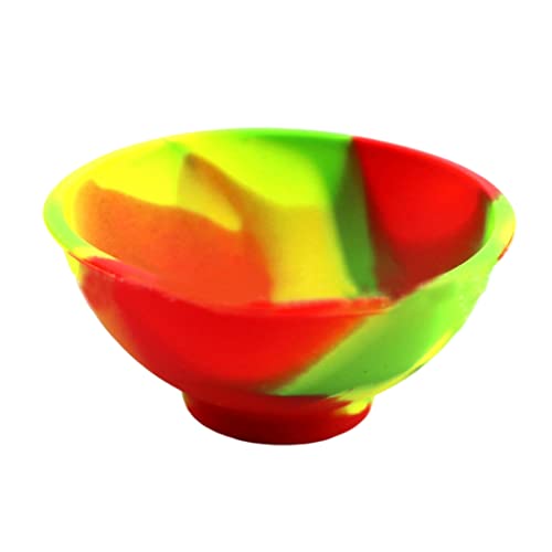 Yahunosu Silikon -Prise -Schalen, Mini Multicolor Cake Model Bowl, Zubereitungs- und Servierenschalen, 50 ml wiederverwendbar