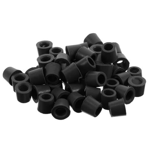 WEKADRIN 50 Stück Gummidichtungen für Klimaanlagenreparatur Gasket Seal Ring für Druckmessschläuche Ersatzteile für Luftkompressoren Schwarz Speziell für Automobilwartung