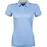 HKM 11319 Poloshirt Classico, Reitshirt T-Shirt Damenshirt, Hellblau, XL