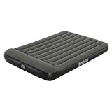 Bestway TriTech Luftbett mit integrierter Akku-Pumpe Double XL/Lo 203 x 152 x 30 cm, Grau