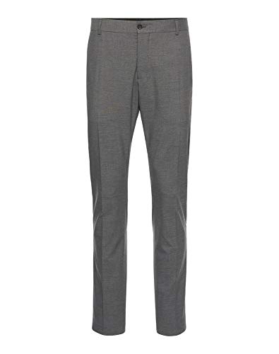 SELECTED HOMME Herren SHDNEWONE-MYLOLOGAN1 Trouser NOOS Anzughose, Grau (Medium Grey Melange), 48 (Herstellergröße: 98)