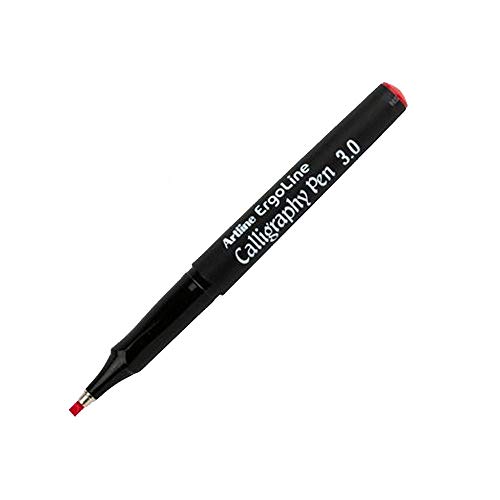 Filzstift Artline Calligraphy rot 3mm m.Clip