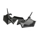 Aerodynamische Winglets Flügel Für Kawasaki Für Z650 2021 2022 2023 2024 Motorrad Sport Abtrieb Nackt Front Spoiler Aerodynamische Flügel Deflektor Kit Motorrad Tuning ZubehöR(2)