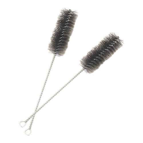 Yewseas 2 Stücke Ofenrohrbürste aus Stahldraht, 40 mm Schornsteinbürste Rohrbürsten Universal Kleiner Kaminreiniger Entrußer für Drahtbürste zur Reinigung von Heizkesseln und Rohren