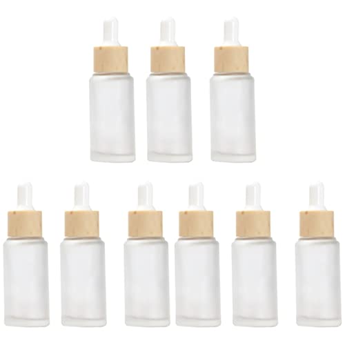 Beaupretty 9Pcs Transparente Laborflasche für Parfümflüssigkeit Ml Aromatherapie Nachfüllbar Kosmetischer Probenspender Tropfer Subaging Aufbewahrungsflaschen Fläschchen Chemie Leere Tropfer