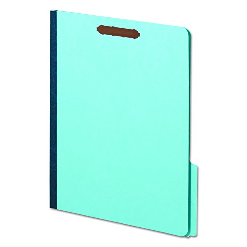 Pendaflex Pressboard Fastener Folders, Letter Size, Light Blue, 2" Expansion, 1/3 Cut, 25/BX (61542)