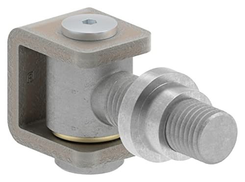 Fenau - Torband M16 / Halterung verstellbar zum Anschweißen - Stahl S235JR, roh - Tragkraft pro Paar: 100 kg