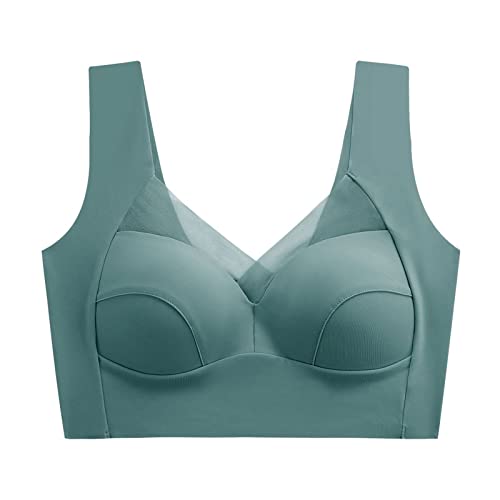 3PC BH Damen, Sport BH Damen Weich Bequem Bras Leicht Atmungsaktive Unterwäsche Ohne Bügel BH Stretch Passform Bügelloser Haut Freundlich Bralette Klassische Elegant Bustier