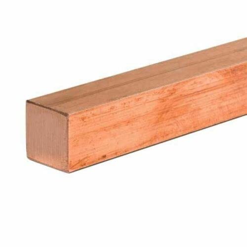 Kupfer Vierkant 12x12mm Kupfer Vierkantstab 2.0065 Vierkantstange Cu-ETP 0.3 Meter