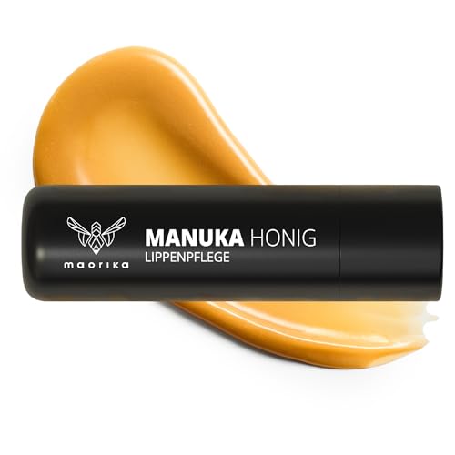 maorika Manuka Lippenpflege - Natürliche Pflege mit hochwertigem Manuka Honig MGO 400+ Lippenbalsam für geschmeidige Lippen und bei Herpes