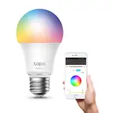 Tapo L530E alexa lampe E27, Energie sparen, Mehrfarbrige dimmbare smarte WLAN Glühbirne,smart home alexa zubehör,kompatibel mit Alexa,Google Assistant,Abläufe und Zeitpläne,Kein Hub notwendig