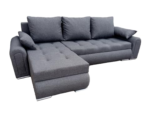Ecksofa mit Schlaffunktion RELAX in der Farbe grau