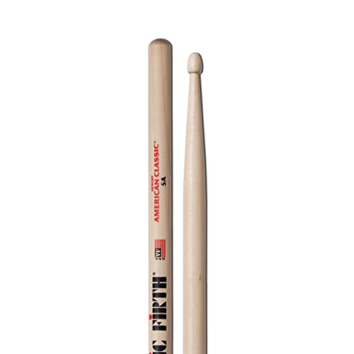 Vic Firth 5A American Hickory Wood Tip Drumsticks