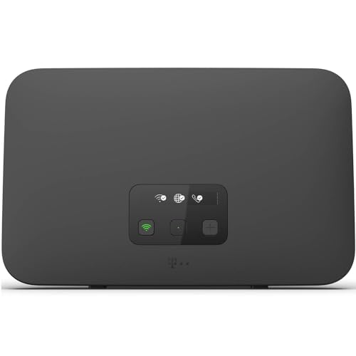 Telekom Router Speedport Smart 4 Plus I Wi-Fi 6 - bis zu 6000 Mbit/s I Glasfasermodem, WLAN-Mesh-Technologie & Magenta SmartHome Basis I ideal für Entertain TV in UHD & 4K I inkl. DECT Basisstation