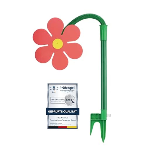Neustanlo | Rasensprinkler Tanzende Blume | farblich Sortiert | Bewässerung Sprenger beweglich | der ideale Spaß für den Garten