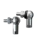10 stücke SQP5S SQP6S SQP8S SQP10S Stange Enden Stud Staub Ring Auto universal Joint Ball Kopf Joint CS8 CS10 CS13 CS16 CS19 M5M6M8M10M12M14M16 (Size : M5x0.8 with Seals, Color : Left Thread)