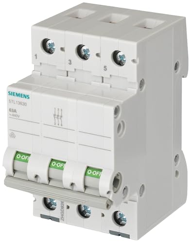 SIEMENS Ingenuity for life - Ausschalter 63A 3-polig