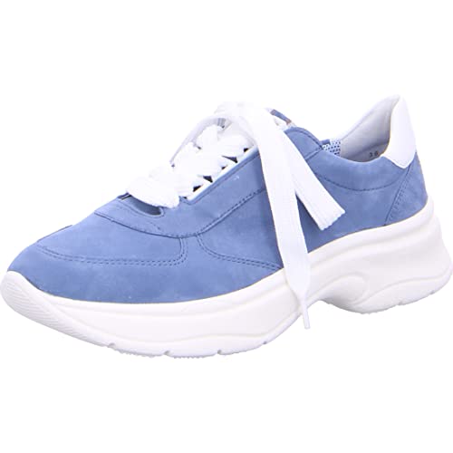 ara Damen ROMA Sneaker, Blau (Sky, Weiss 10), 37 EU(4 UK)