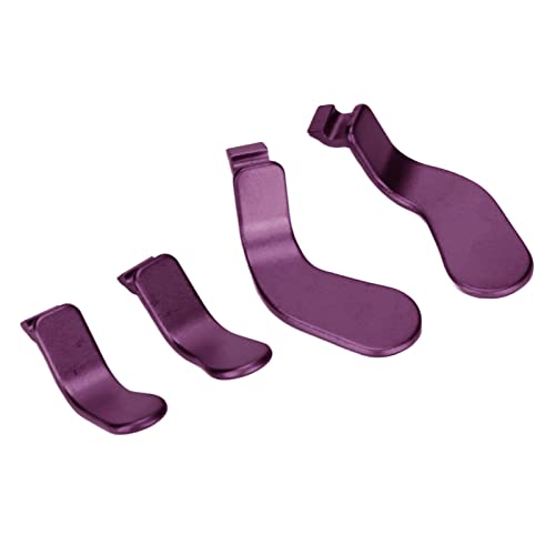 Edelstahl-Ersatz-Controller-Teile für Einen Elite-Controller Serie 2 mit Haar Auslös Schlösser, Ersatz Paddel für Elite-Controller (PURPLE)