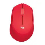 Logitech M330 SILENT PLUS Kabellose Maus, 2,4 GHz mit USB-Nano-Empfänger, 1000 DPI Optical Tracking, 2 Jahre Batterielaufzeit, Kompatibel mit PC, Mac, Laptop, Chromebook - Rot