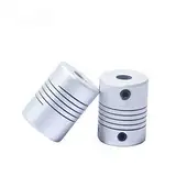 ZHENGGUIFANG Zhenggf-CPL. 4 stücke CNC D19L25 Motorwellenkupplung Flexible Kupplung OD 19x25mm 3/4 / 5/6/7/8 / 10mm (Inner Diameter : 5 x 6)