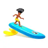 Surfer Dudes 2020 Edition Wave Powered Mini-Surfer and Surfboard Toy - Hossegor Hank