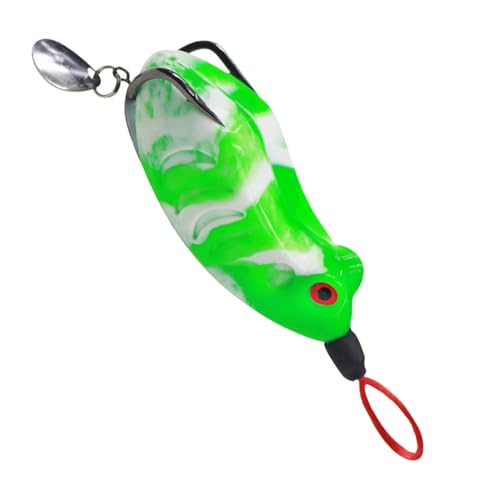 Frosch Köder - Realistischer Silikonfrosch Köder Mit Dynamischer Bewegung,Angelzubehör Für Meer Fluss Forelle Barsch Musky Boot