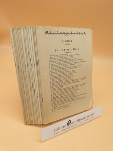 Selbstunterrichtsbriefe Methode Rustin: DEUTSCH I. Briefe 22 - 44 (= 23 Hefte)