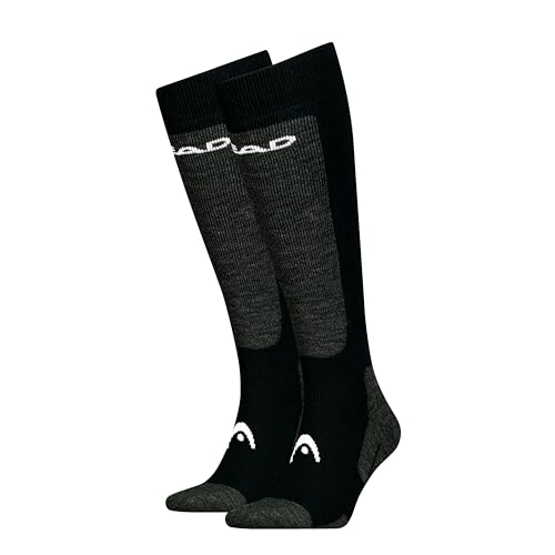 HEAD Unisex Elements Ski Kneehigh, Schwarz, 43-46 EU