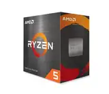 AMD RYZEN ™ 5 5600T 6 Kerne/12 Threads ungedrosselt, Zen 4 Architektur, 35 MB Cache, 65 W TDP, bis zu 4,5 GHz Boost-Frequenz, Sockel AM4, mit Wraith Stealth Lüfter