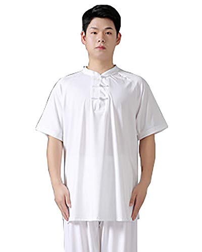 Daoba Sommer Kampfsport Tai Chi Uniform Wing Chun Shaolin Kung Fu Uniformen Unisex Kurze Ärmel Tops