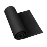 Do²ping Schwarz Eva Foam 10mm, 35.5x99cm EVA Schaumstoff für Cosplay mit hoher Dichte 86kg/m3 EVA Schaum für Kunsthandwerk Kostüm DIY Projekt (10mm Schwarz)