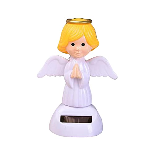 Engel Solar Wackelfiguren Für Auto Engel Schaukelpuppe Solarbetriebenes Spielzeug Dekofigur Solarbetriebenes Tanzspielzeug Lustige Engel Solar Wackelfigur Armaturenbrett Dekoration Für Auto Haus Büro