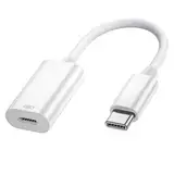 AOUZOVLI Adapter Lightning Auf USB C Lightning Auf USB C Adapter Geeignet für 15/15 Plus/15 Pro/15 Pro Max Lightning USB C Adapter Geeignet für Pad MacBook Galaxy S23 und Andere Mobile Geräte (Weiß)