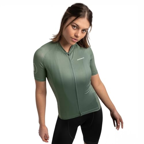 SIROKO - Sommer-Radtrikot für Damen M3 Altitude - M - Olivgrün