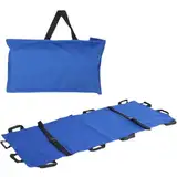 Medizinische Krankentrage, Erste-Hilfe-Trage, Weiche Trage, Dickes Segeltuch, 12 Griffe, Tragbare Transporttrage, Medizinische Notfalltrage FüR Den Patiententransport Zu Hause(Blue)