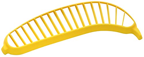 FACKELMANN Bananenteiler, Plastik, transparent, 10 x 46.1 x 4.7 cm