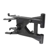 Akozon Hinterachse -Hängebrückter -Wanderarmschwung Rahmen für ATV 110cm Go Kart Utv Quad Bike - Verbesserte Hinterradaufhängung Schwung Armschock Suspension mit Schwarz