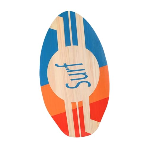 Strand-Skimboard für Kinder, Skimboard aus Holz, praktisches Universalboard, Anfänger, 30 Zoll, kleines Kinder-Surfbrett, Surfbrett, a