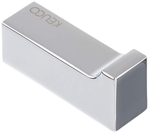 Keuco Handtuchhaken aus Metall, hochglanz-verchromt, rund, für Badezimmer und Gäste-WC, Wandhaken für Handtücher und Bademäntel, Edition 11