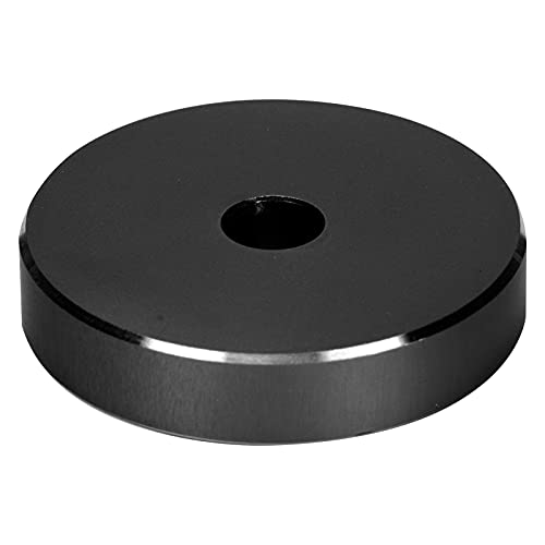 Platten Adapter, Plattenspieler Adapter, 45 U/min Plattenspieler Adapter, Großes Loch Konvertierungsblatt, Schwarzer Klemmadapter für die Meisten Großen Loch Schallplatten (Black)