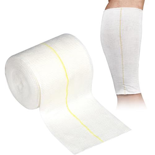 Elastische Schlauchförmige Bandage 10.75CM X 5M Schlauchverband Kompressionsbandage 2 Wege Stretch Fixierbinde Stütz Bandage Schlauch Verband Für Große Knie