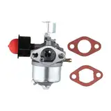 Homeponnew 1P56F Rasenmäher-Vergaser-Ersatzset, Metall-Motor-Kraftstoffsystem-Teile mit Primerbirnendichtungen für Gartengeräte-Wartung