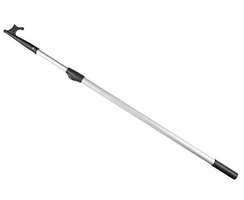 Sprenger Teleskop Bootshaken aus eloxiertem Aluminium I kompakt, arretierbar und ausziehbar, 120 – 220 cm, Ø 30 mm I schwimmfähig und seewasserbeständig